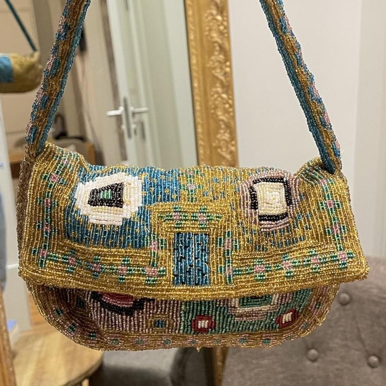 Zara discount beaded handbag