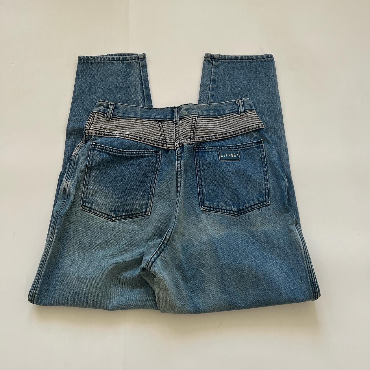 Gitano Women's Blue and White Jeans (5)