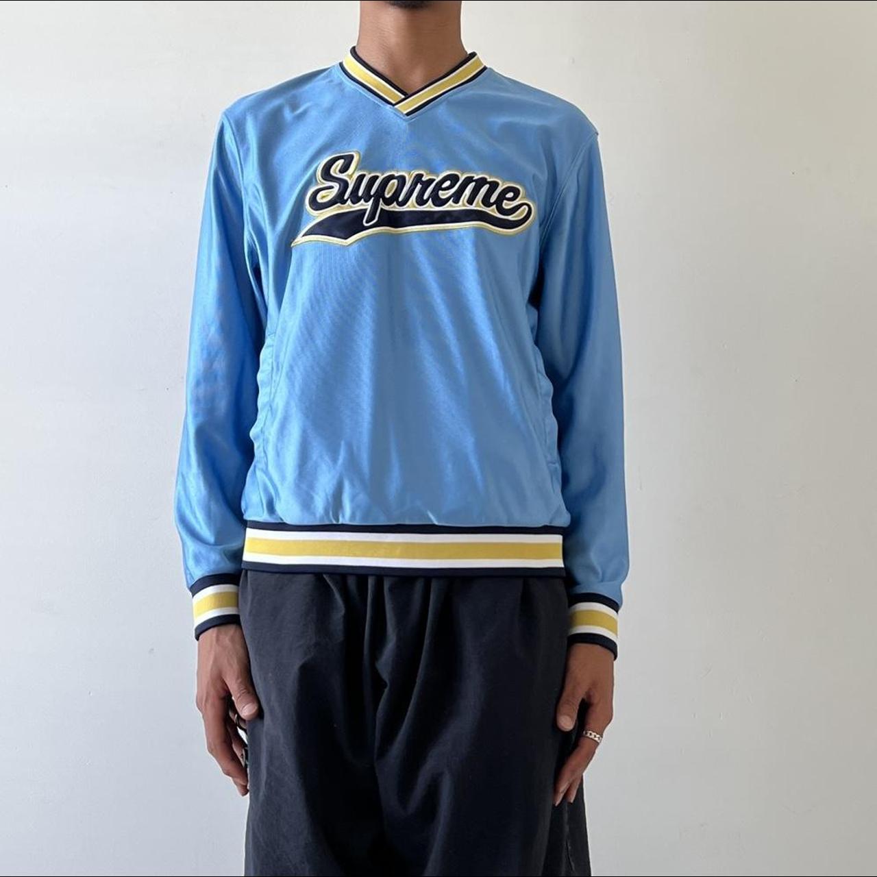 Supreme baseball-jersey - Depop