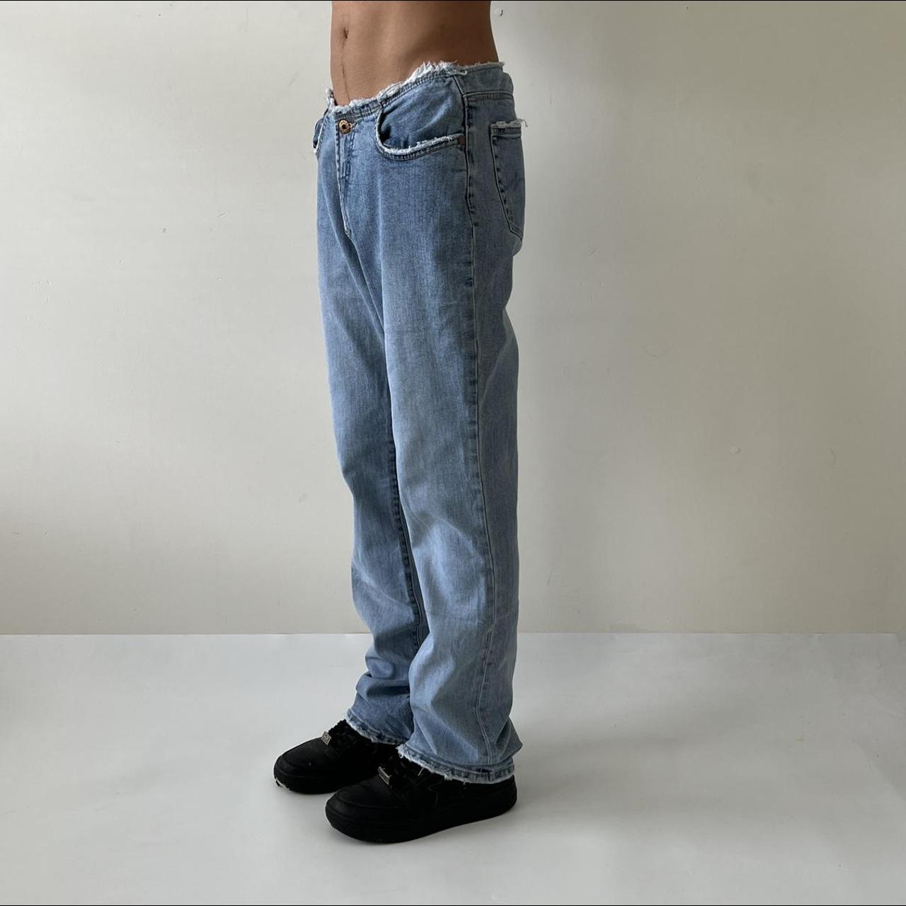 Distressed Y2K Jeans Measurements Waist: 30 in. ... - Depop