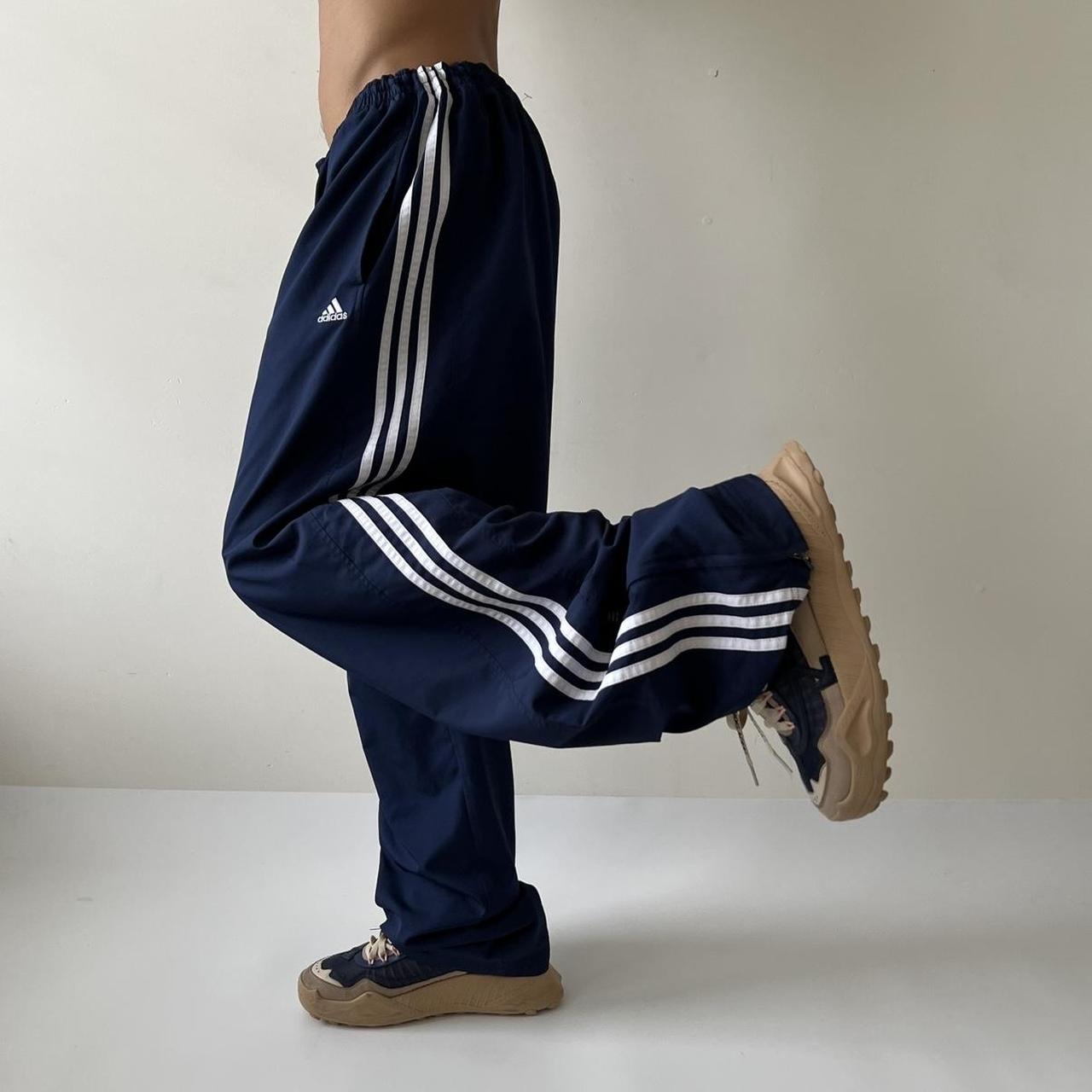 Baggy Y2K Striped Sweatpants... -