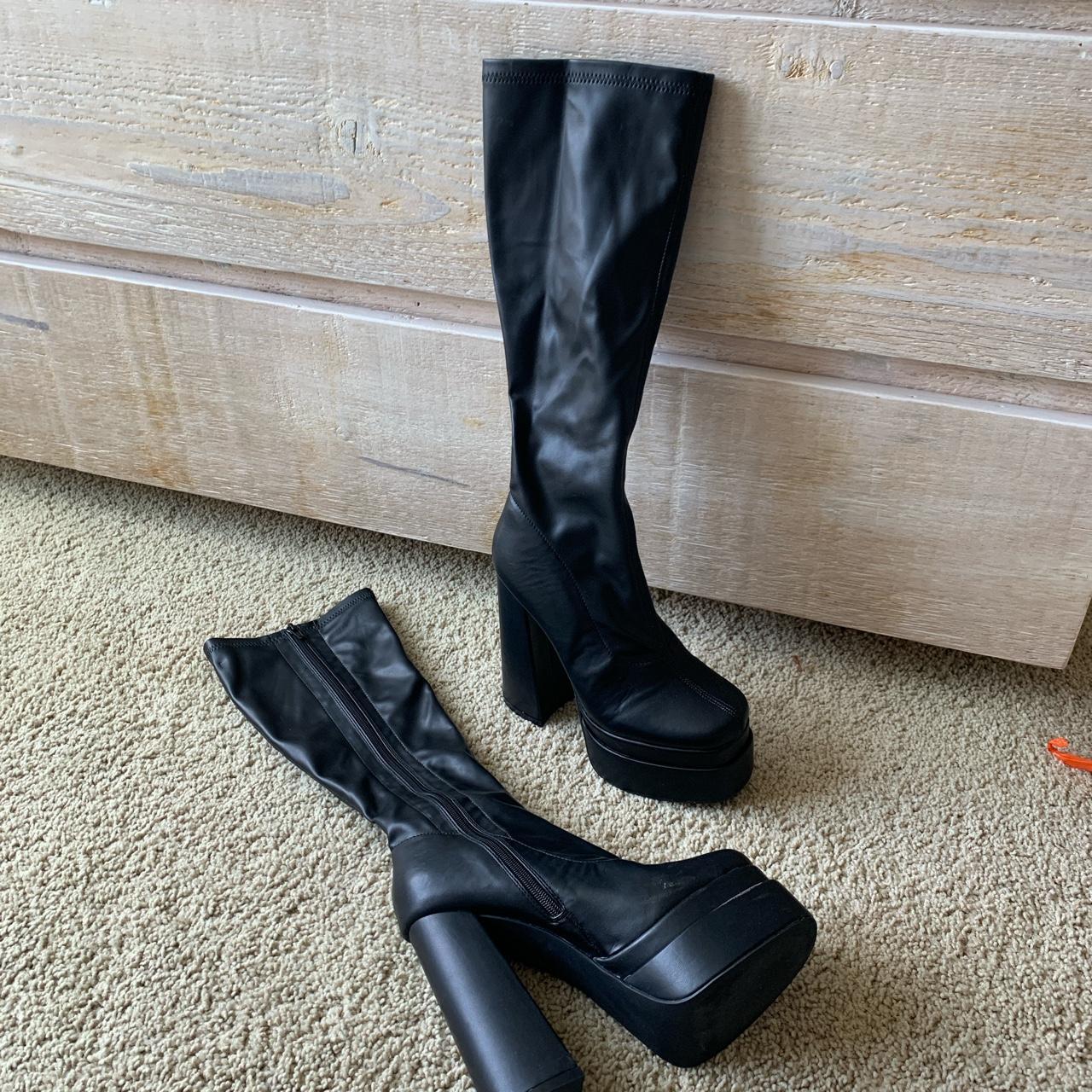 Dolls Kill Women's Boots Depop