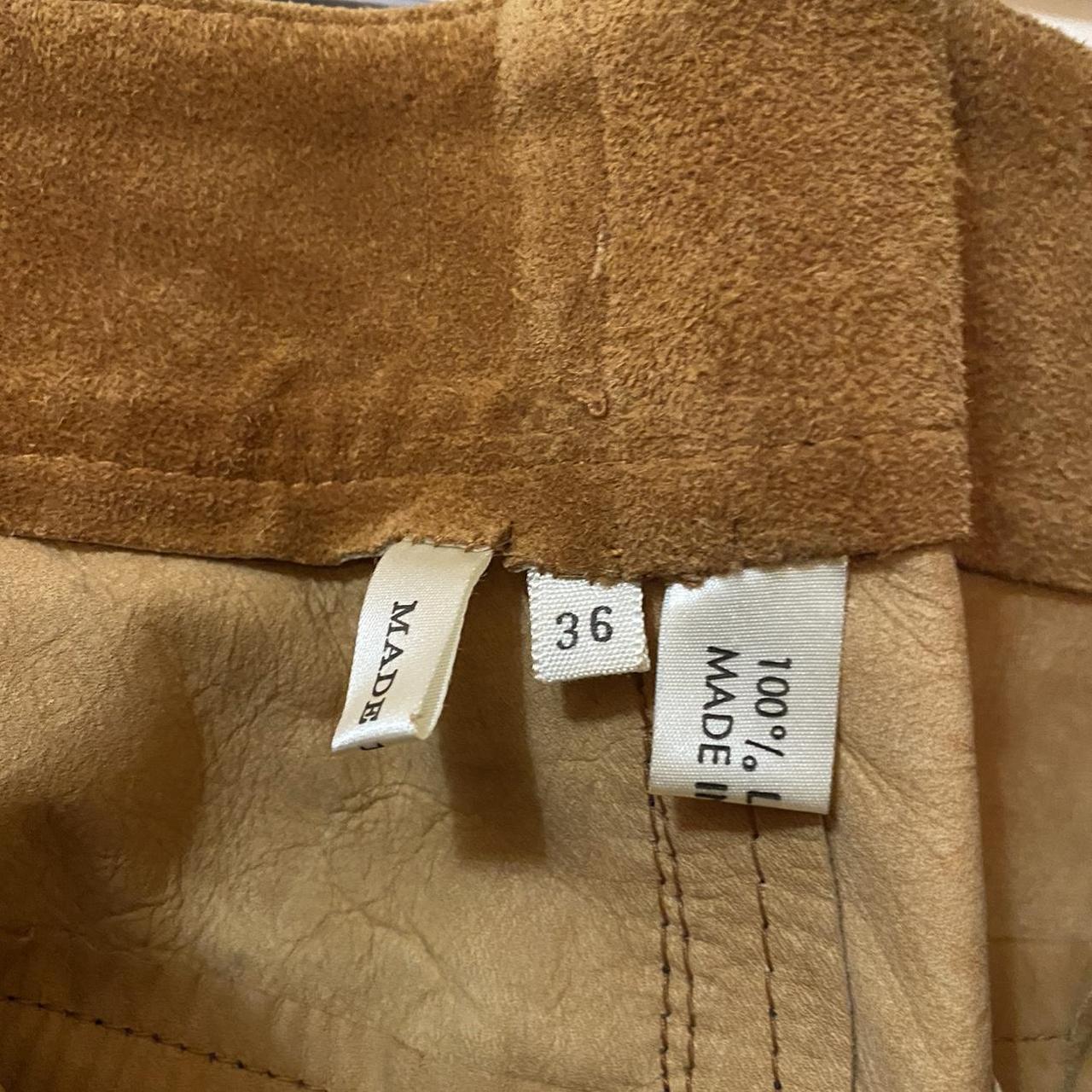 Vintage mens leather pants super 70s 🪩 missing the... - Depop