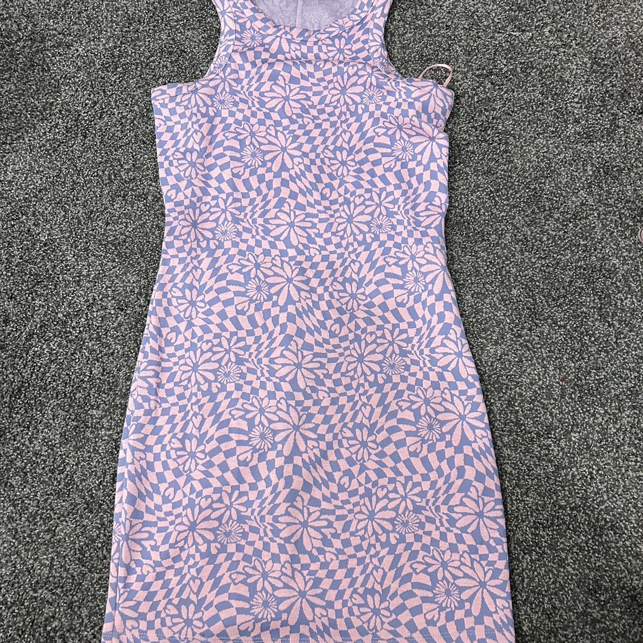 Primark Women's Pink and Purple Dress Depop
