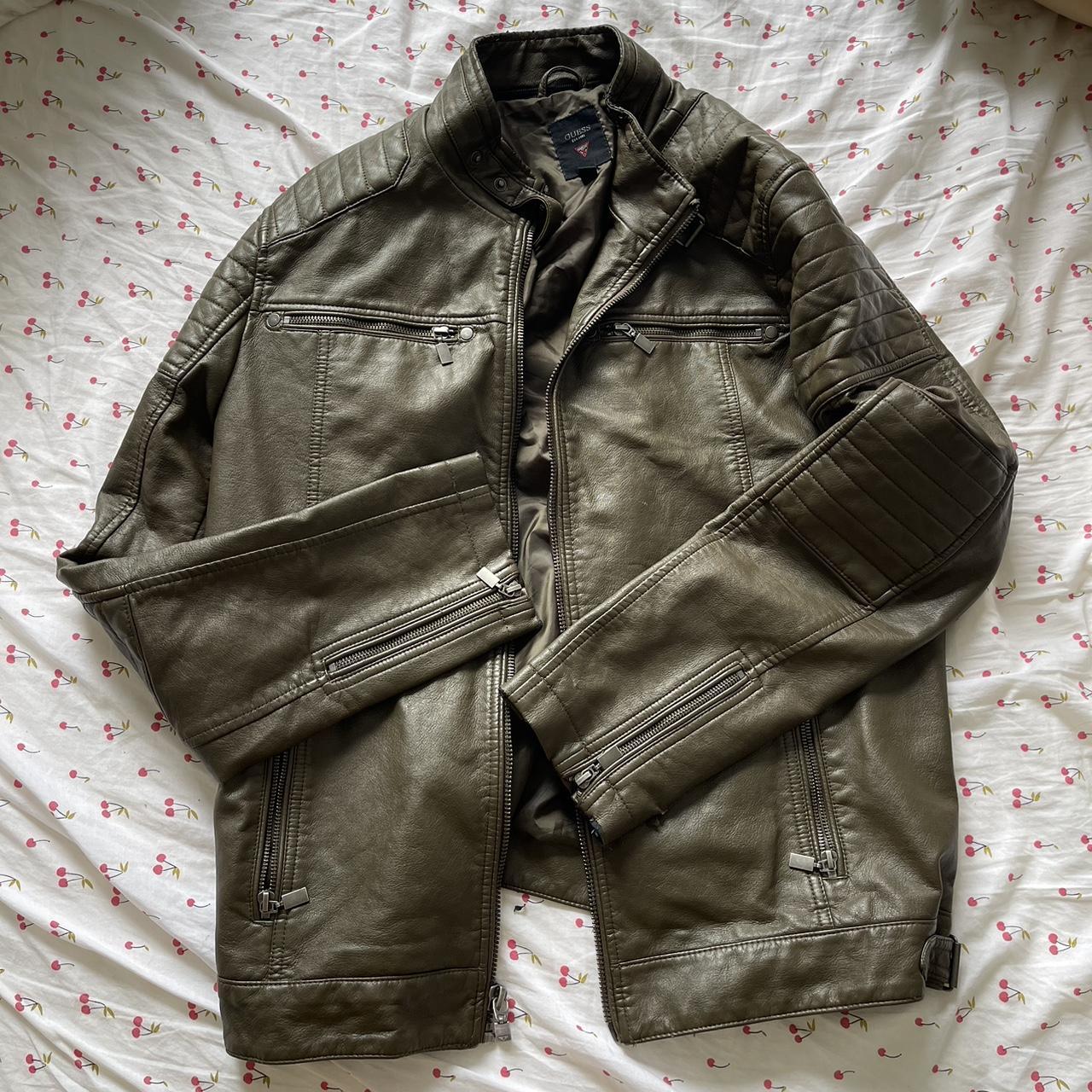 guess khaki jacket