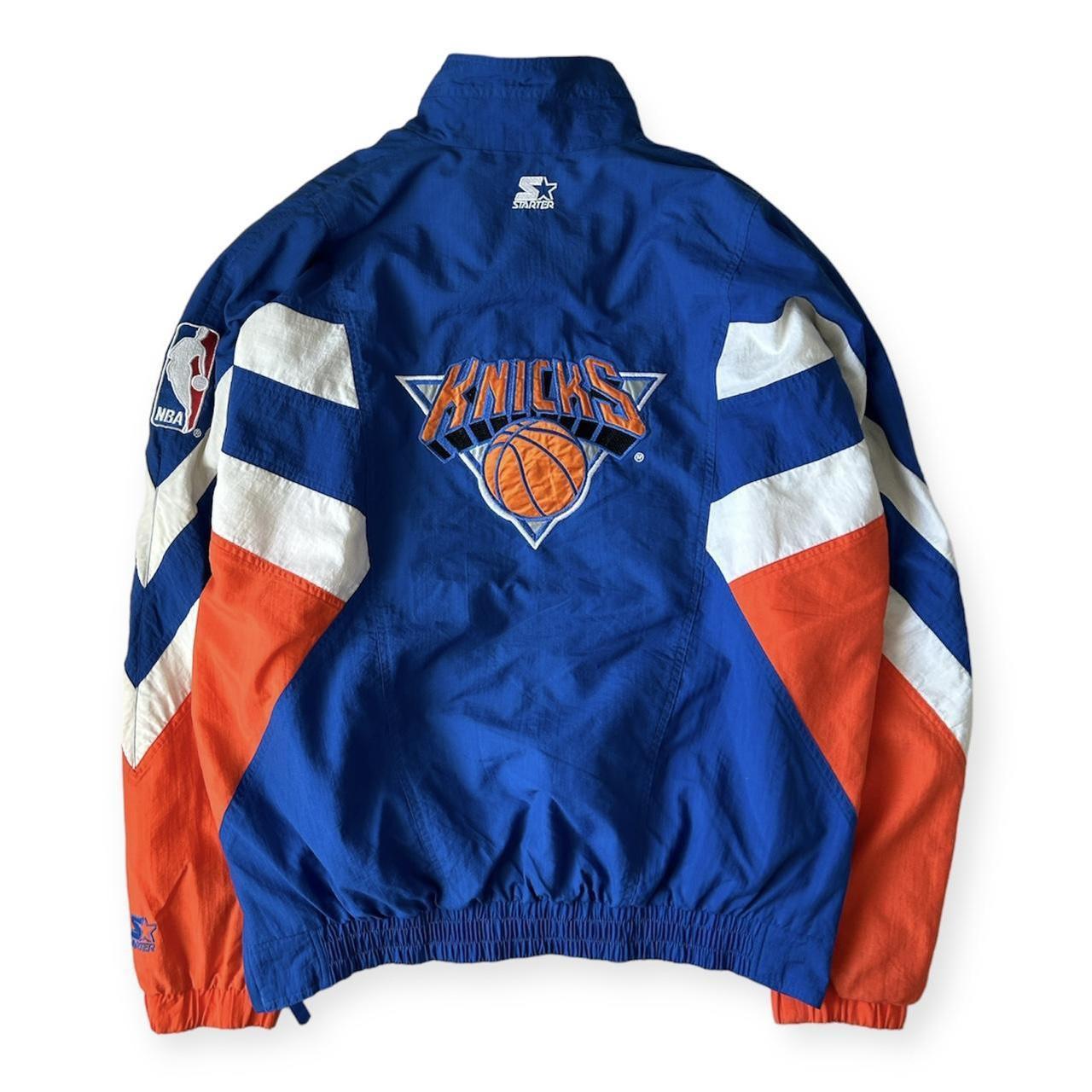 New York Knicks Starter Jacket Size XL Great - Depop