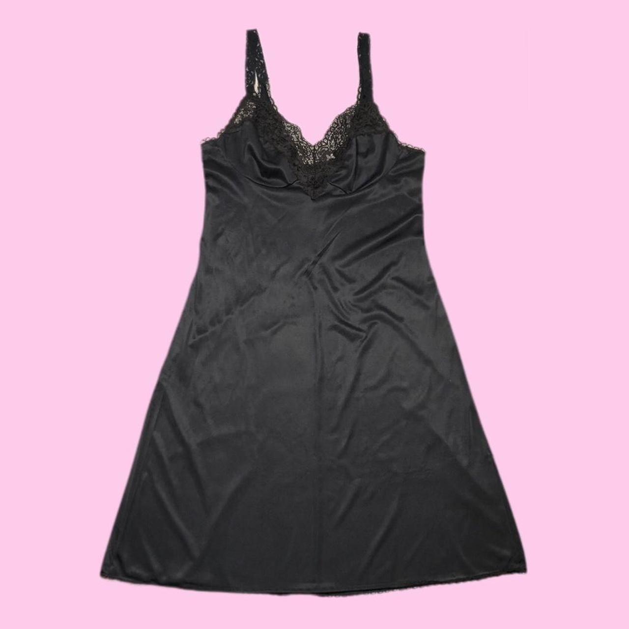 lacey black slip ˚ ༘ ⋆｡˚ ★ tagged size 38L ★... Depop