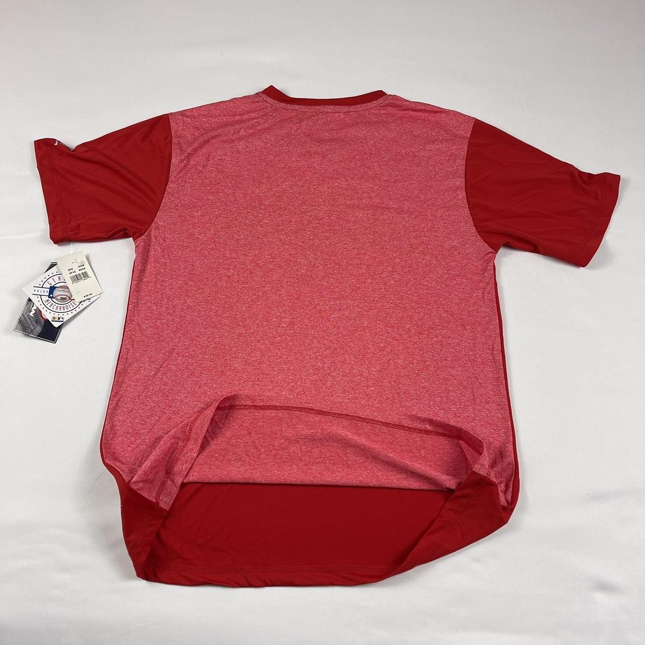 grey cincinnati reds shirt mlb genuine merchandise - Depop