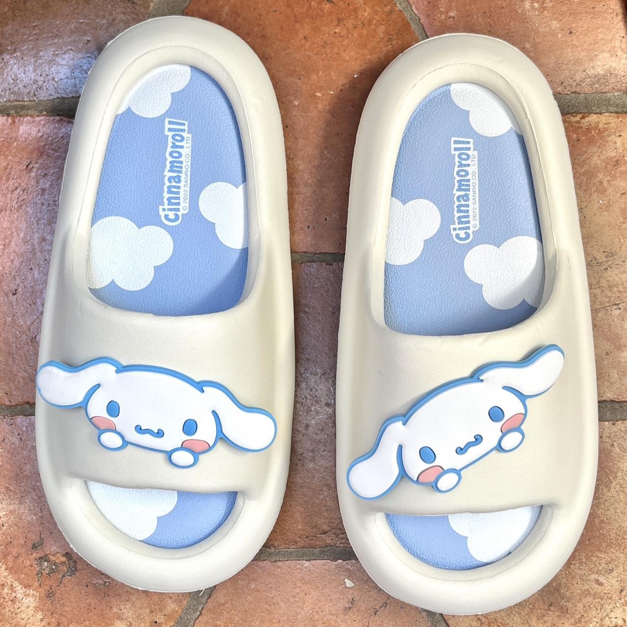 Cinnamoroll Slides- Never Worn Size 36-37 - Us - Depop