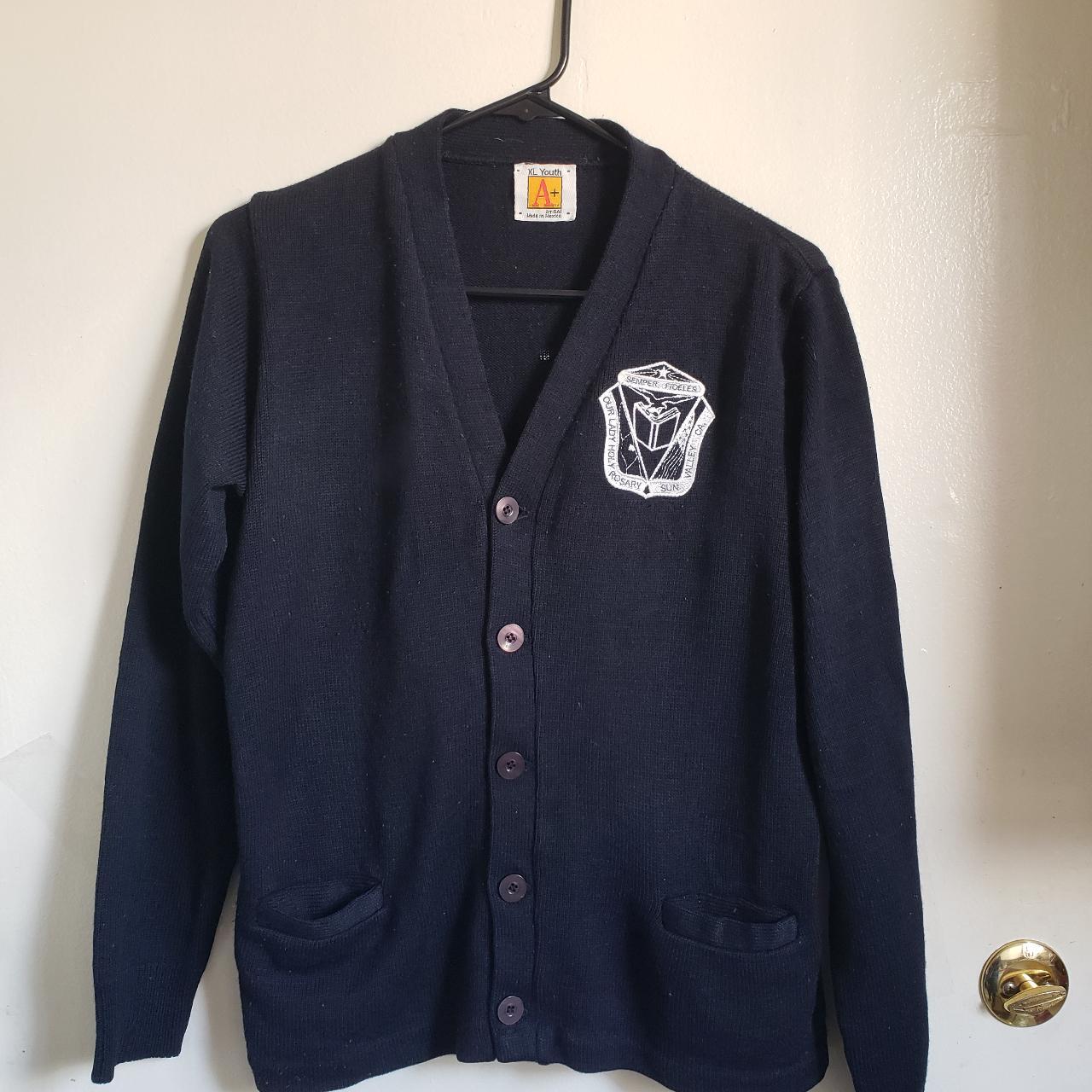 Catholic school sweater from Our Lady of the Holy... - Depop