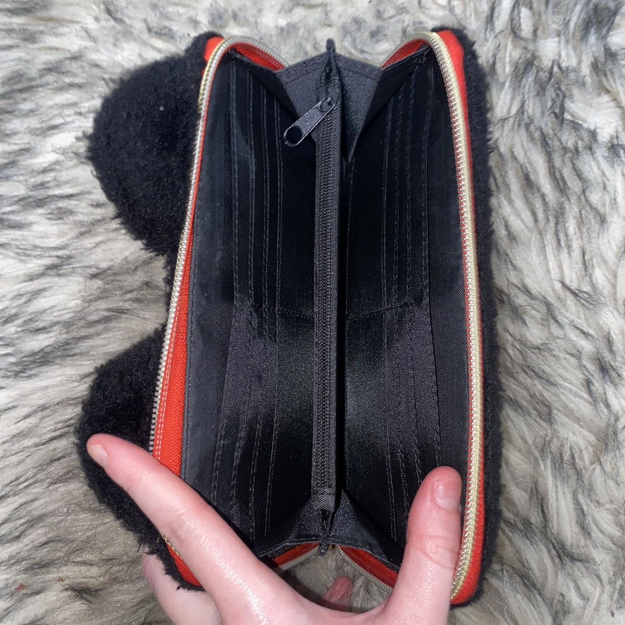 Gloomy Bear Charging Bifold Wallet Holder TTWN BEAR CANVAS BIFOLD