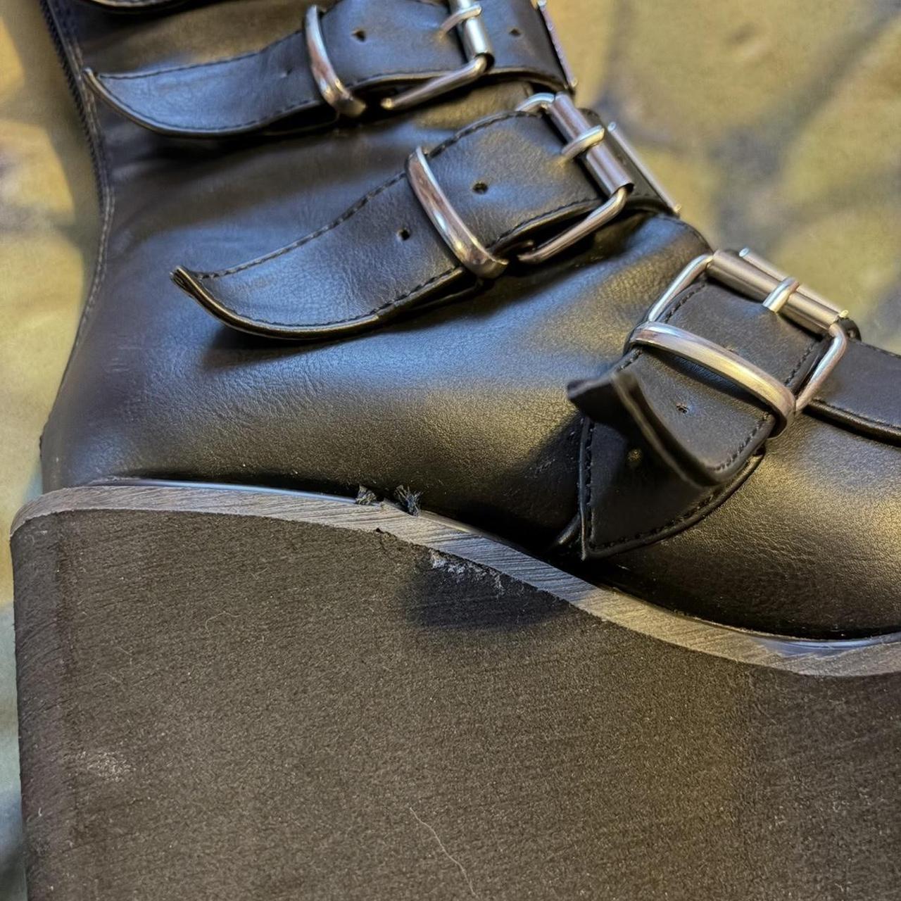 Demonia Women's Platform Boots - Black - US 8 – B… - image 6