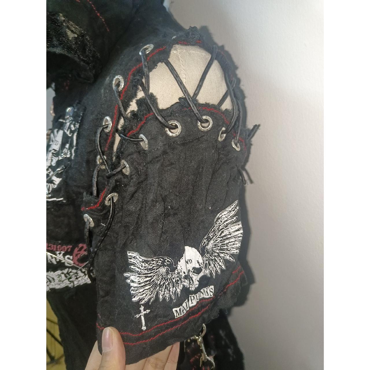 Mad punks visual kei zip-up hoodie rare Size Asian | Depop