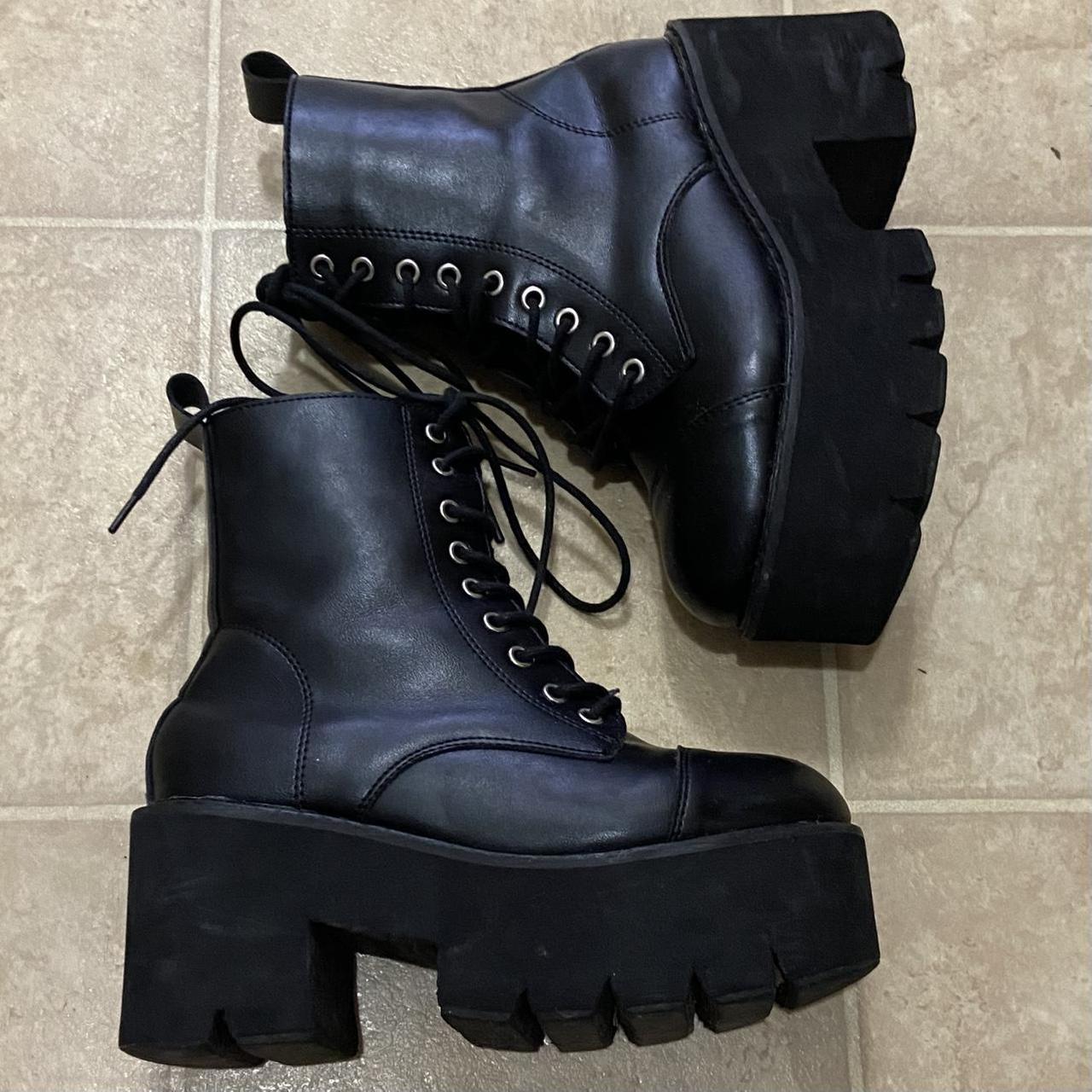 SHEIN Women's Black Boots | Depop