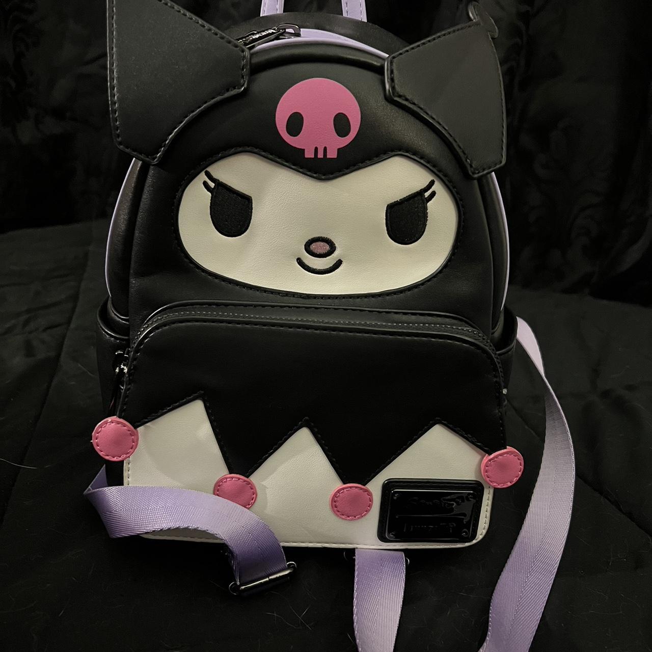 Kuromi Loungefly Mini Backpack. Used once. Still... Depop