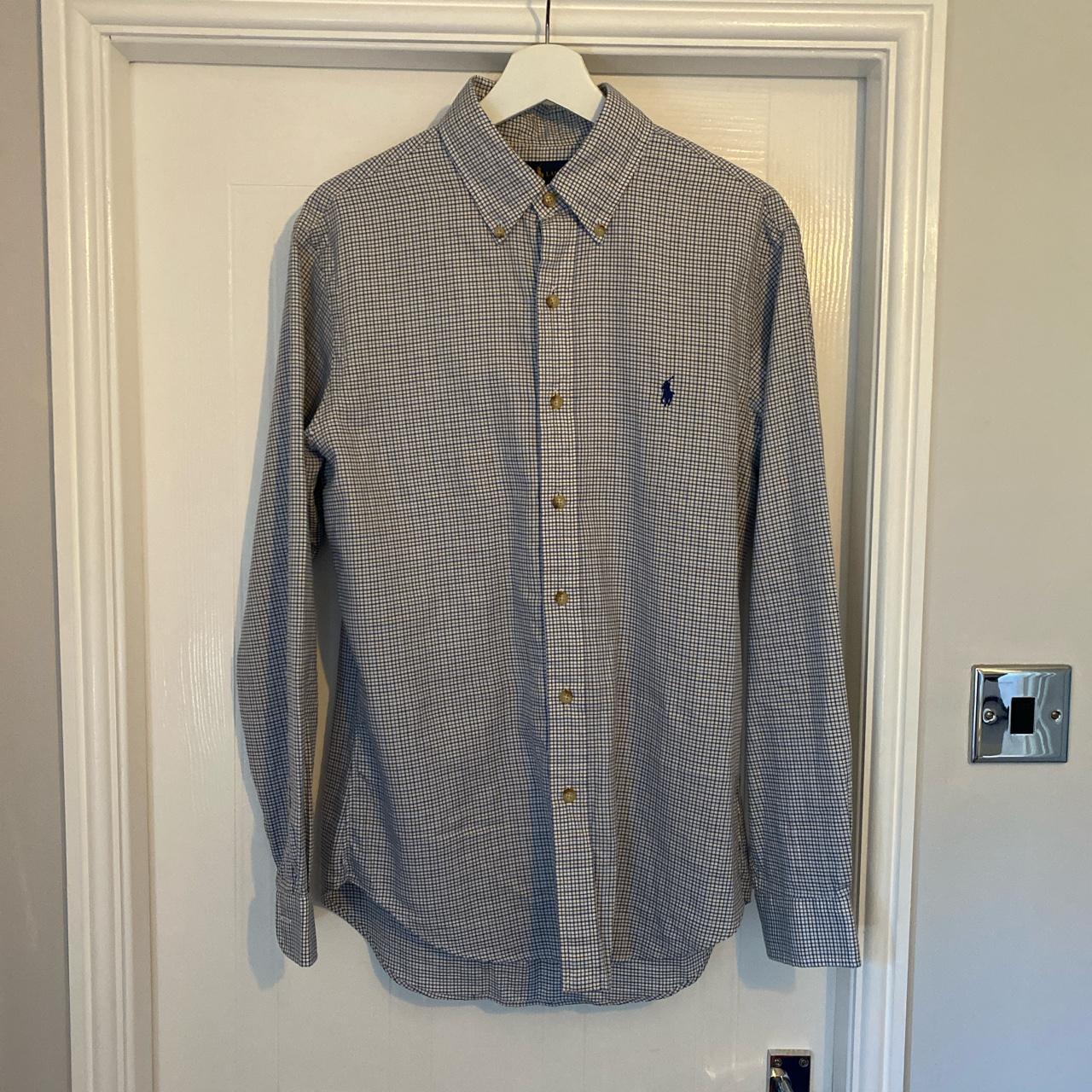 Mens smart casual Polo Ralph Lauren shirt, with a... - Depop