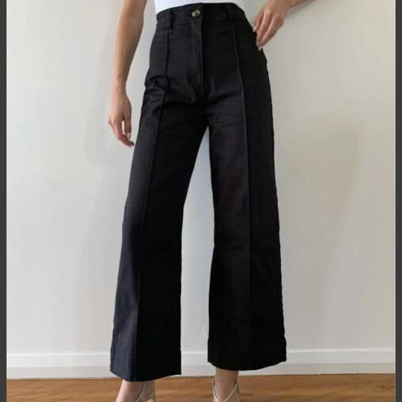glassons black pintuck pants Depop