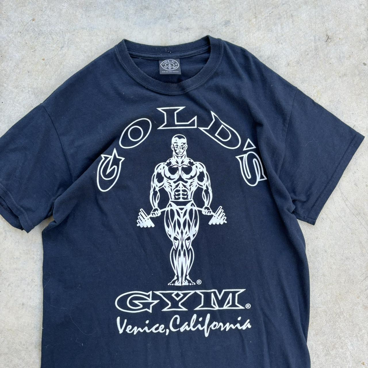 Vintage Y2K golds gym tshirt Tagged size... - Depop