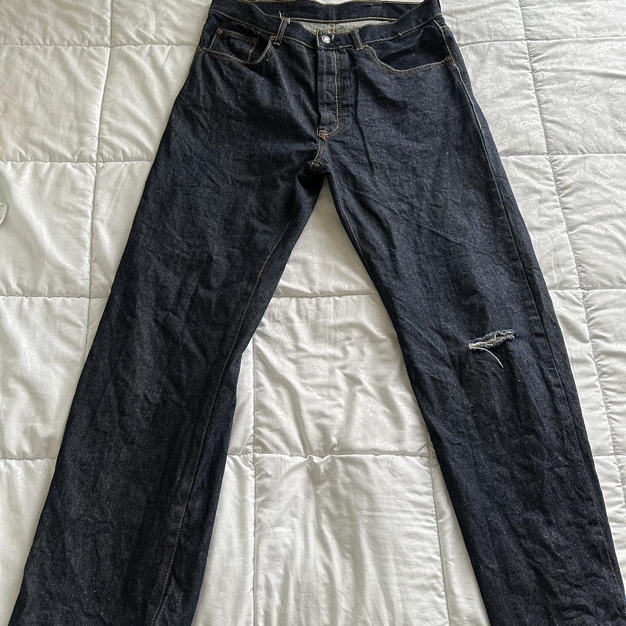 evisu skull jeans Size: 36 Length: 109cm | Depop
