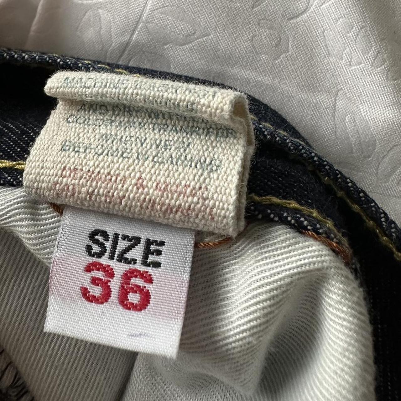 evisu skull jeans Size: 36 Length: 109cm | Depop