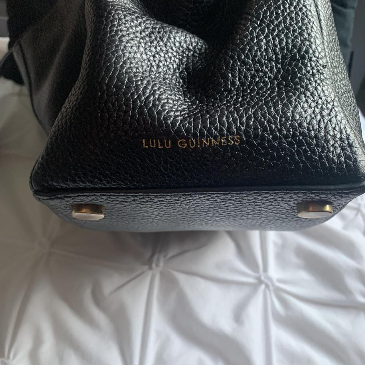 Lulu Guinness Women's Black Bag | Depop