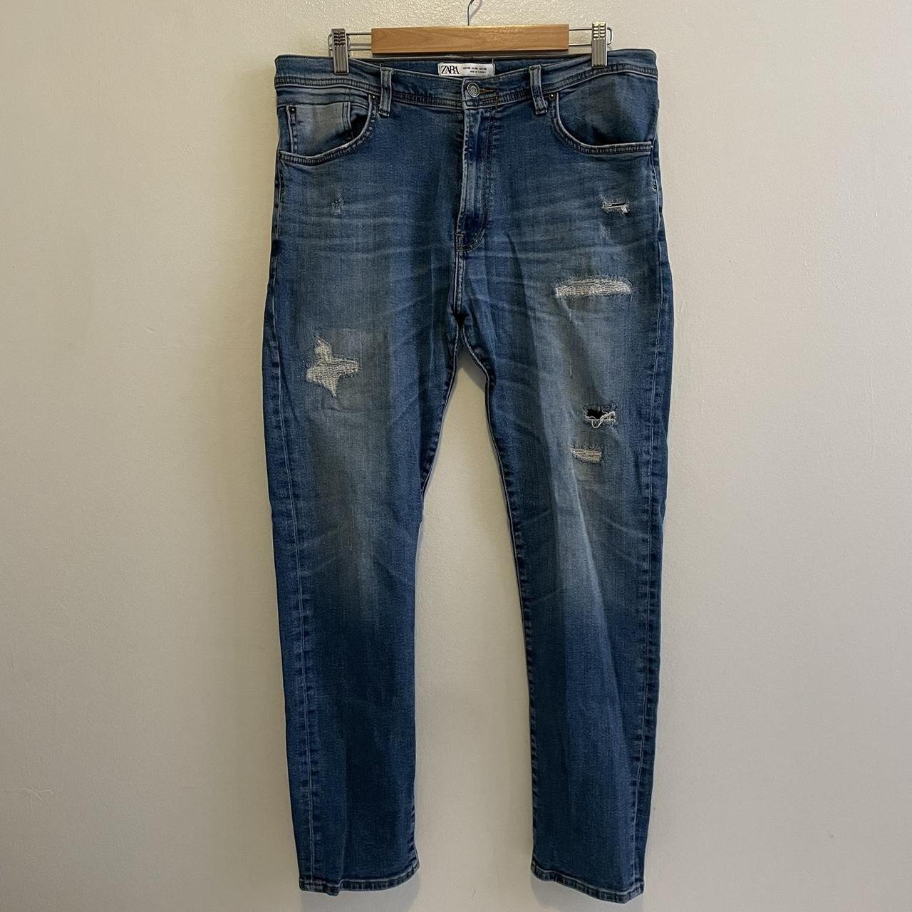 Nice Zara Man skinny ripped jeans - good condition.... - Depop