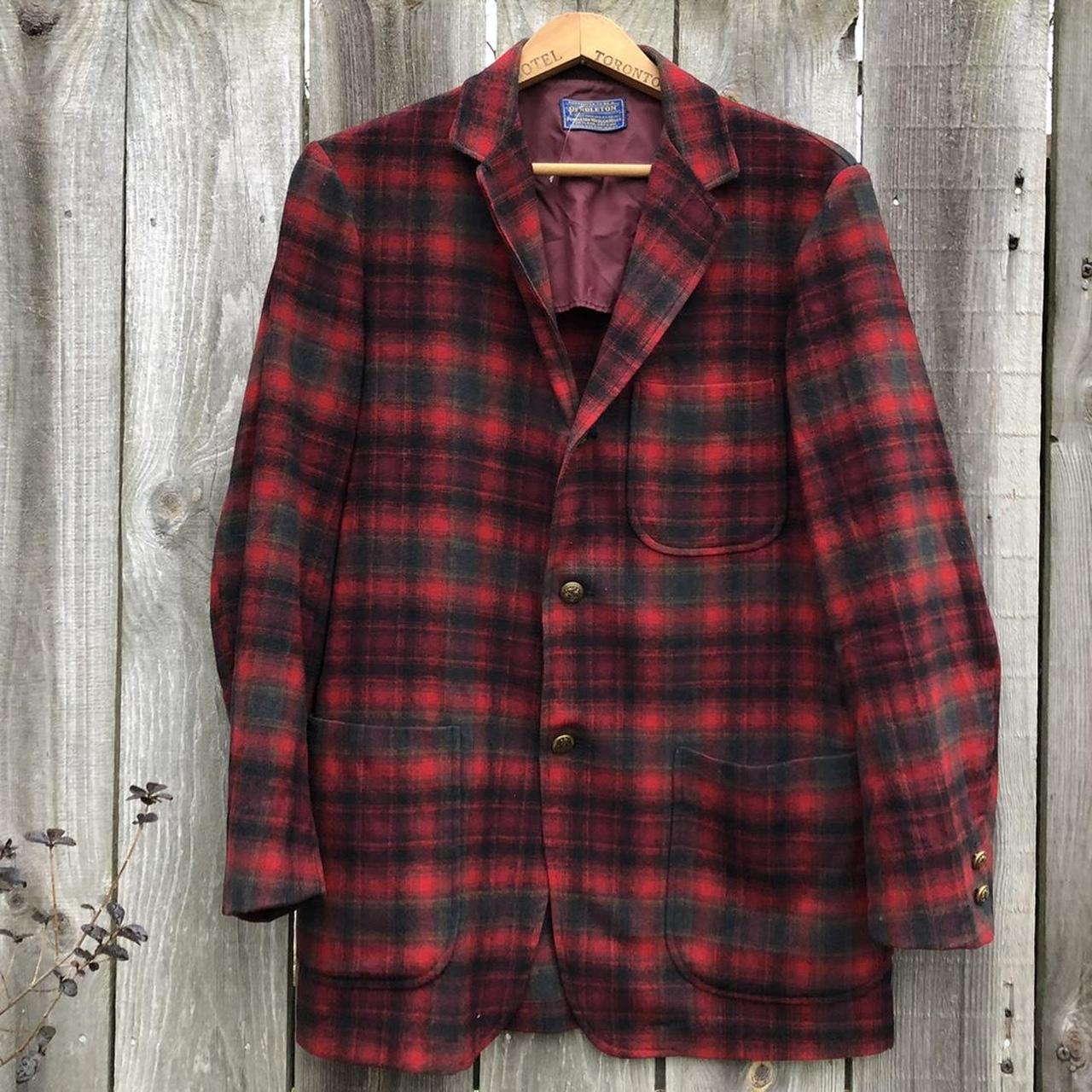 On Sale Vintage 1960s Mens Plaid Pendleton 49er Jacket For Men