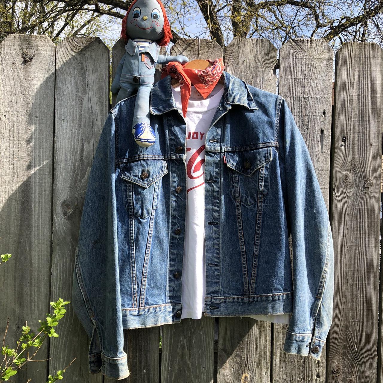 Levis denim outlet jacket mens vintage