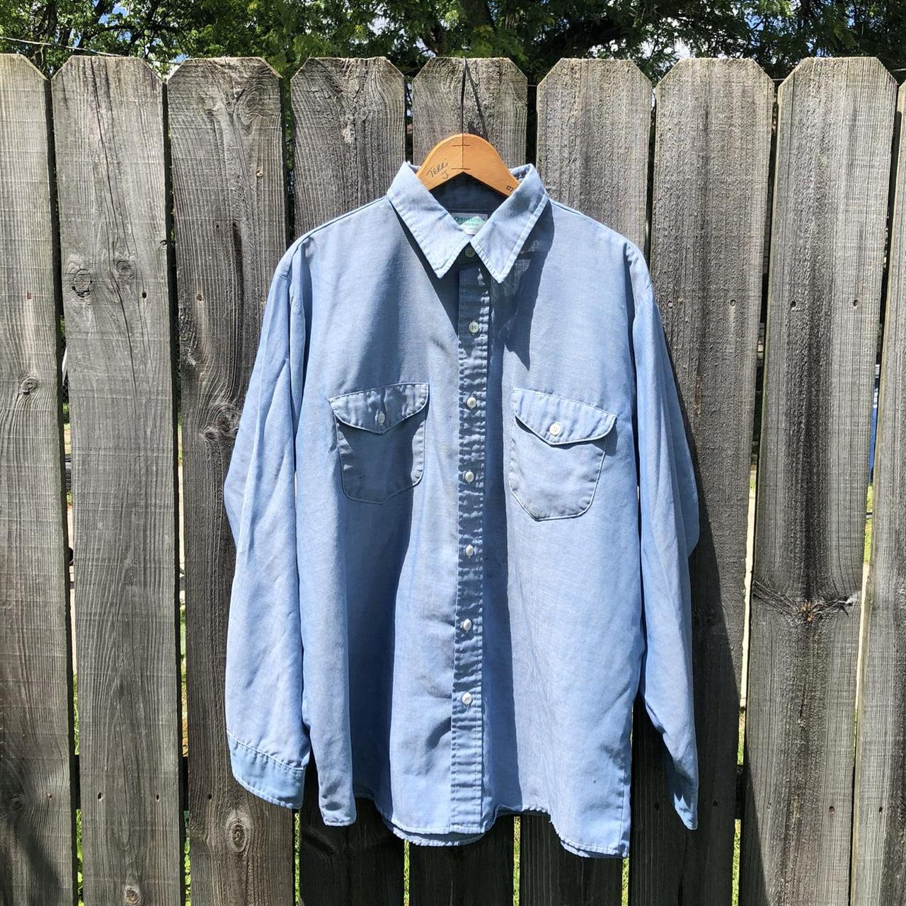 1950s vintage Osh Kosh chambray workshirt Super | Depop