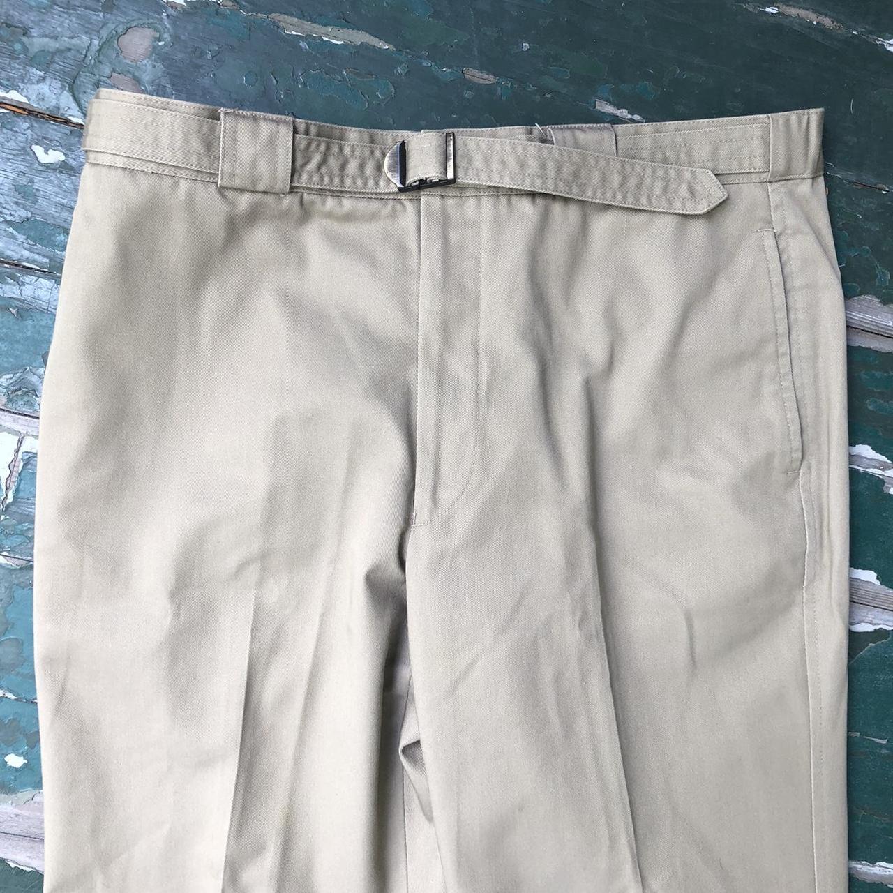 Vintage 80s-90s Oscar de la Renta khaki casual pants | Depop
