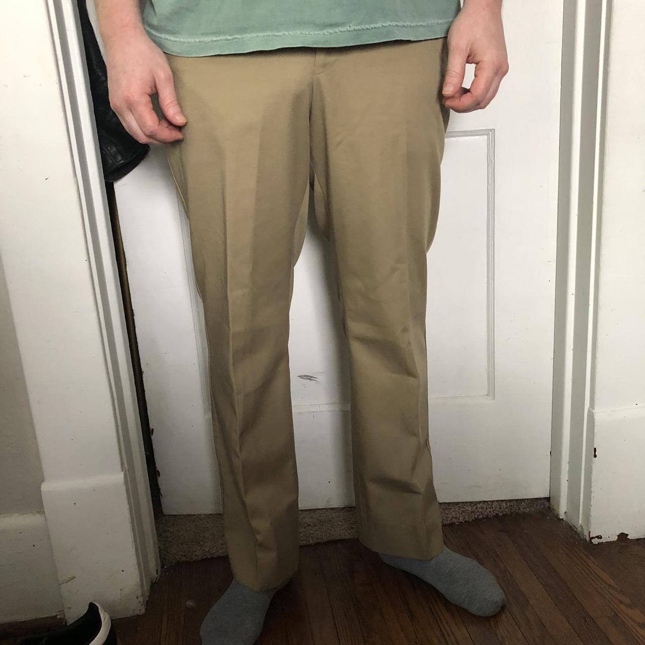 Vintage 80s-90s Oscar de la Renta khaki casual pants | Depop