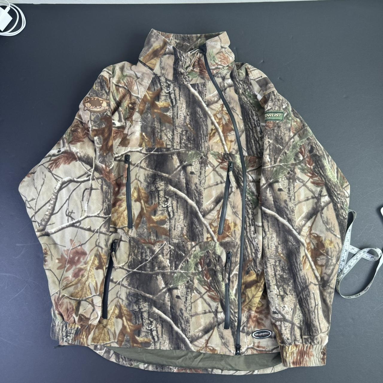Vintage camo hunting jacket side zip 90s Y2K Wow... - Depop