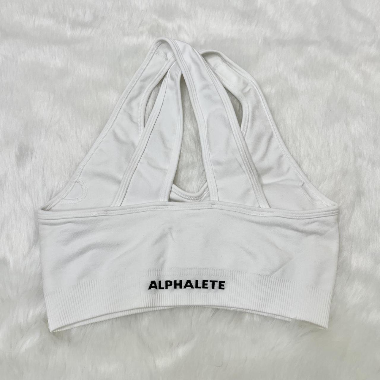 Alphalete Amplify sportsbra in white 🤍 Brand new and - Depop