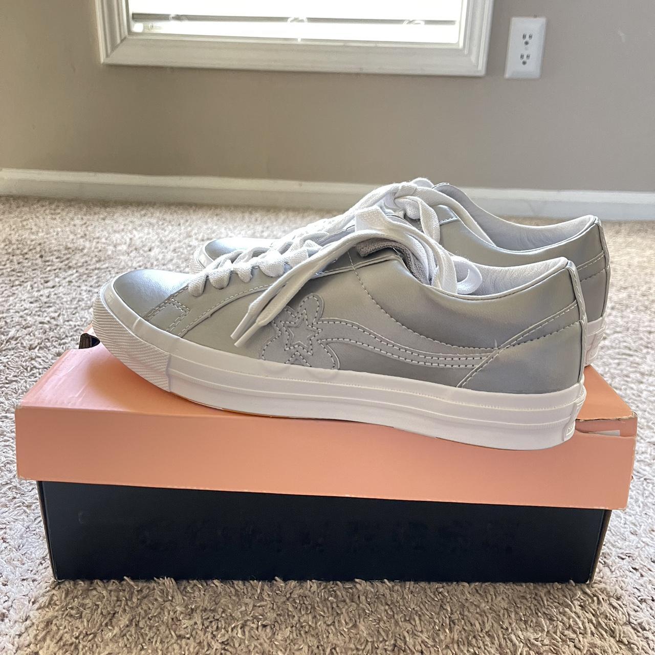 GOLF LE FLEUR SILVER SHOES NEVER WORN Size Men s