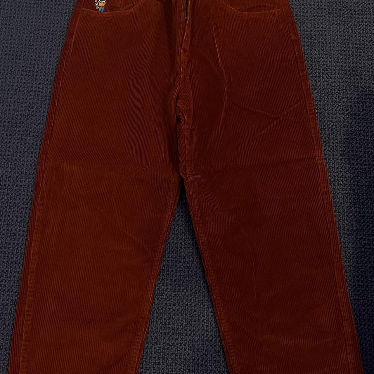 Polar skate co 93 corduroy pants red 32/30 brand new... - Depop