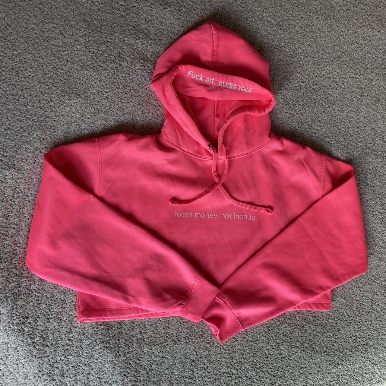 Women's Pink Hoodie | Depop