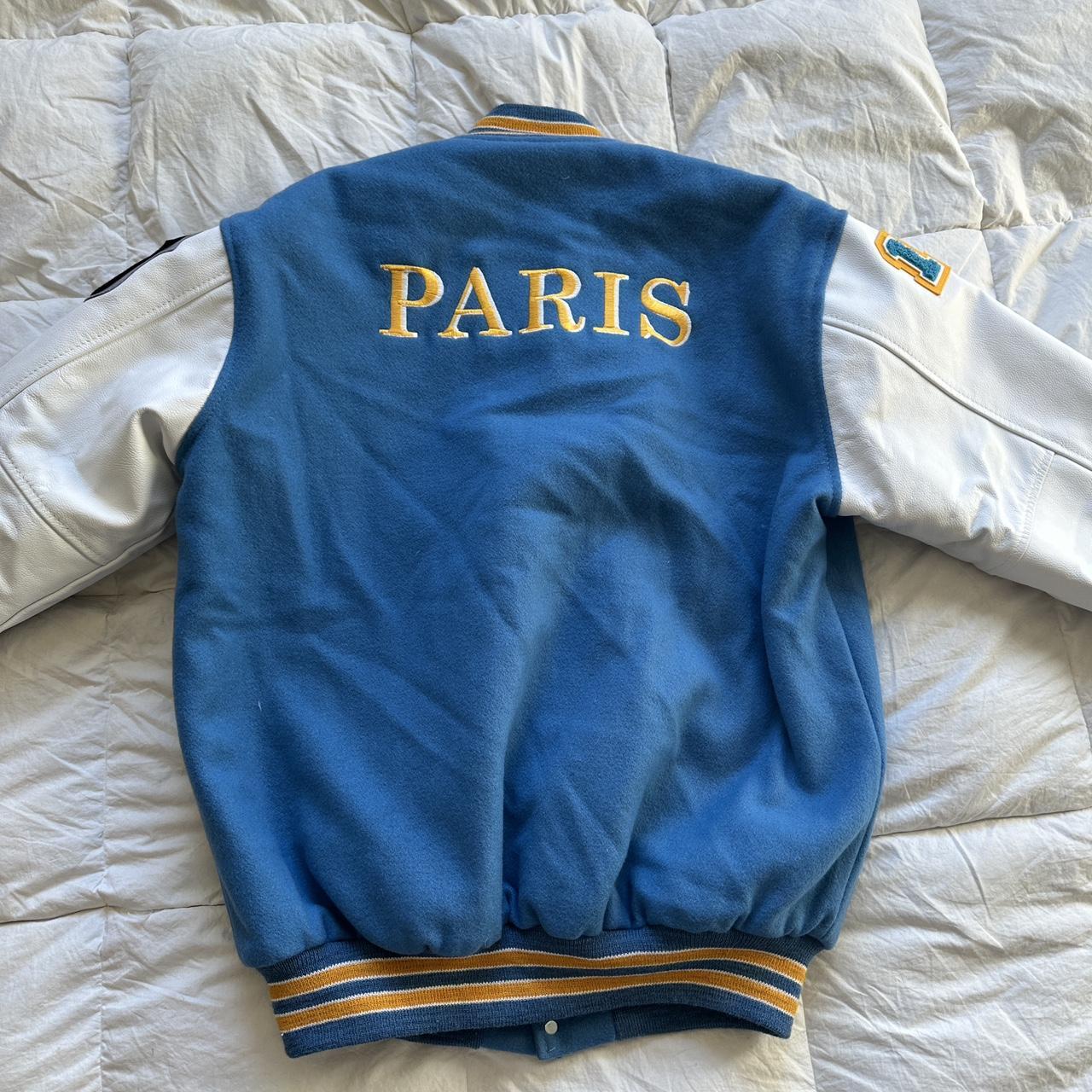 Leather Letterman Jacket lettermanjacket jacket... Depop