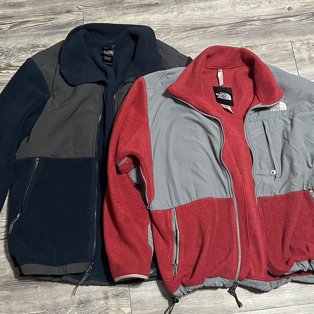 North Face Jackets! $25 a piece, $30 for both! blue... - Depop