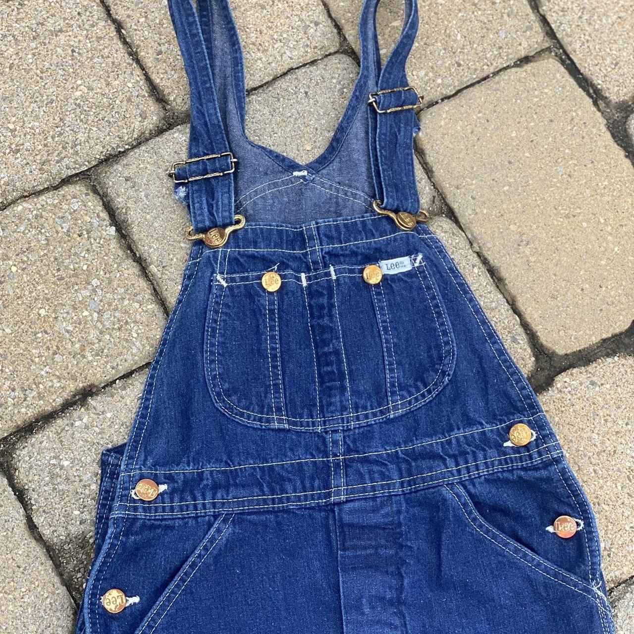 Vintage Made in the USA Lee overalls. Child size. No... Depop