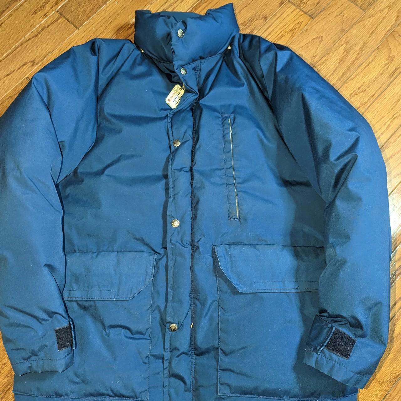Vintage 80s The north face brown label puffer...