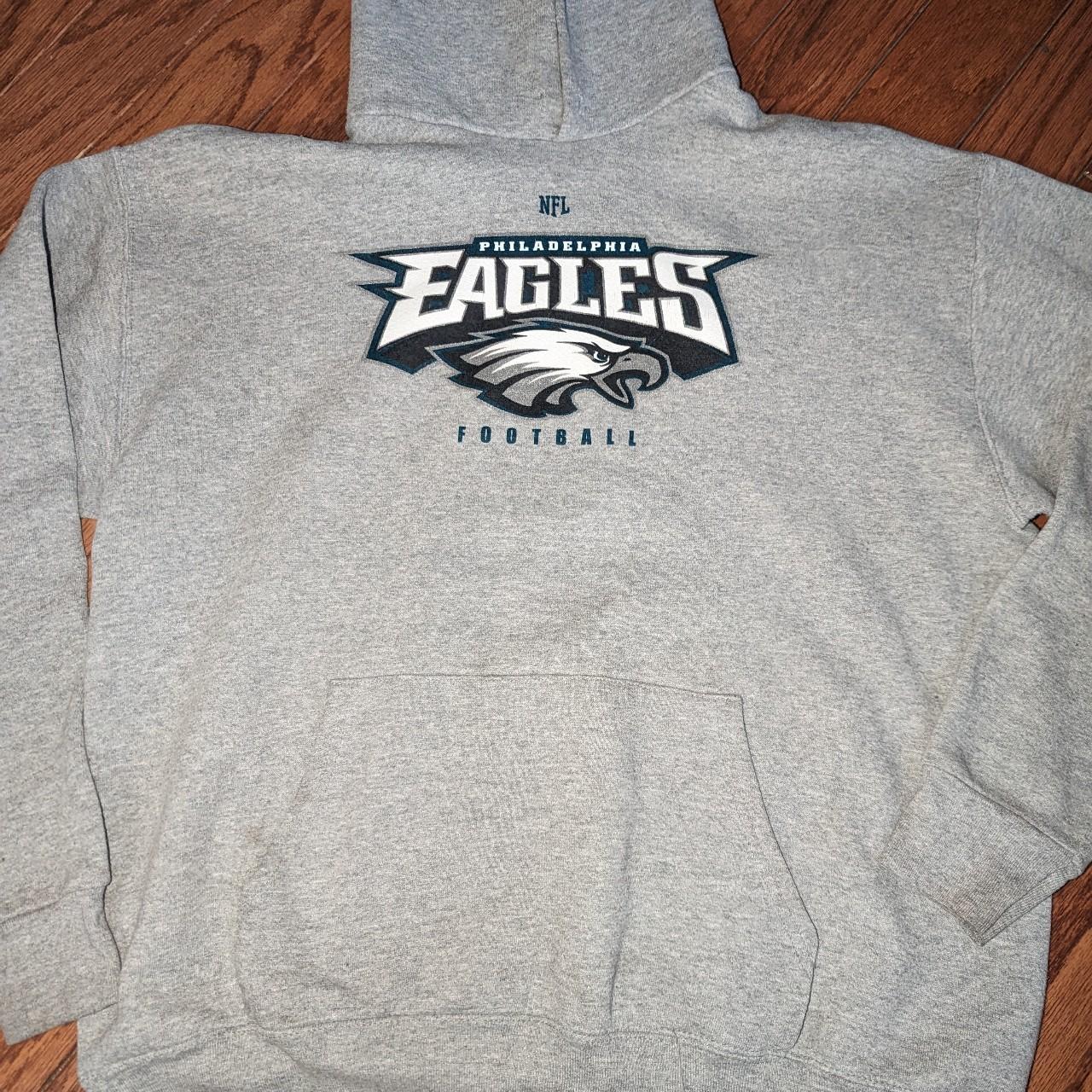 Nike vintage Philadelphia Eagles hoodie Cracked - Depop