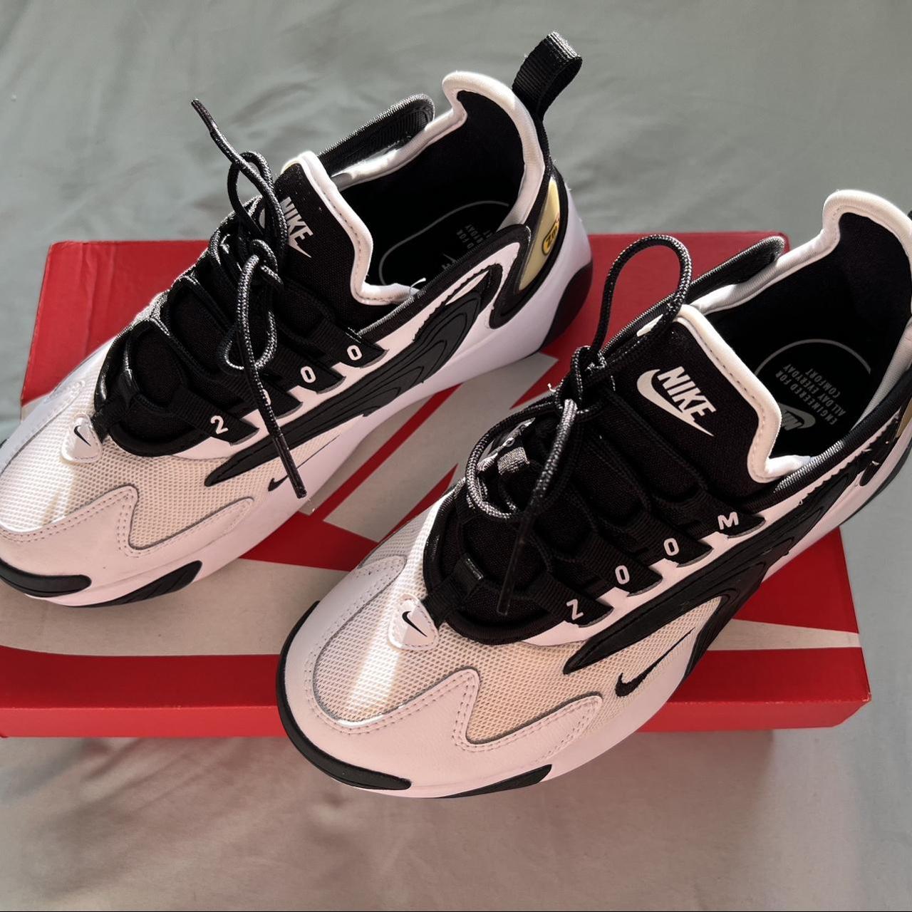 Nike zoom 2k black and white on clearance feet