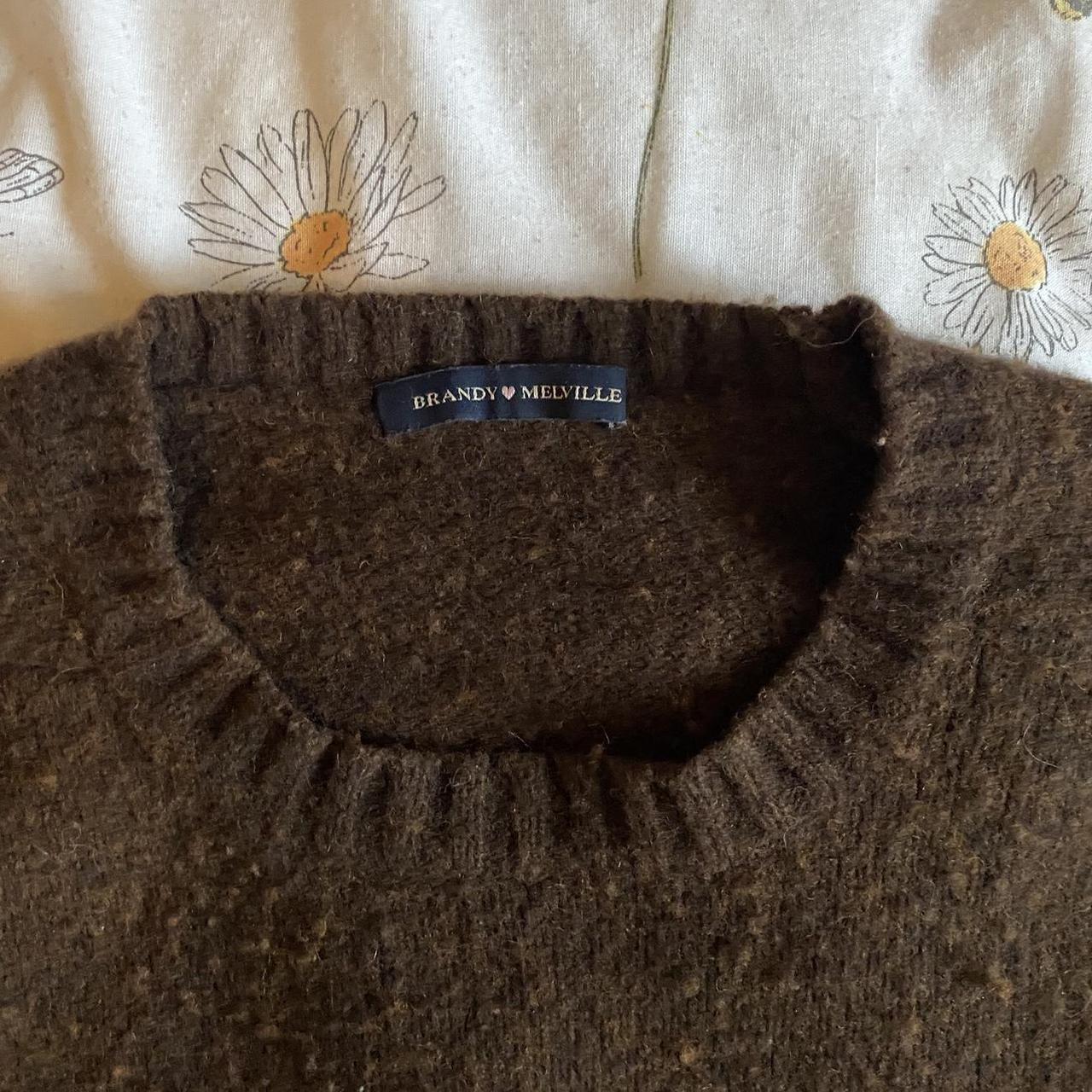Brandy Melville Women's Brown Jumper Depop