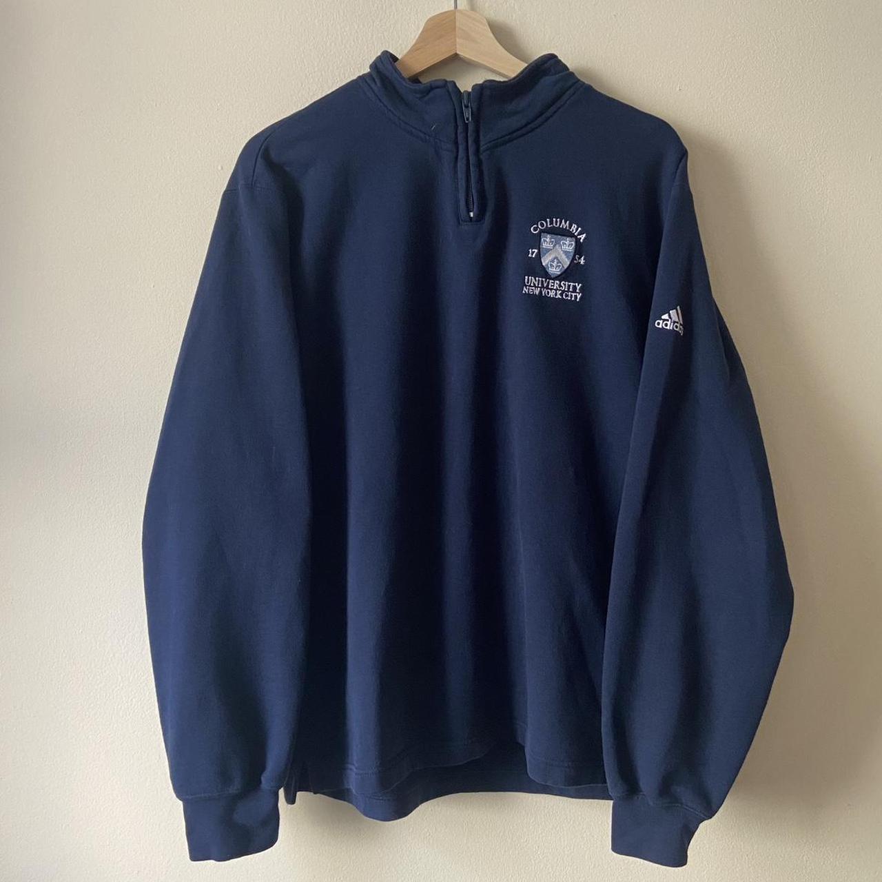 Adidas Men's Navy Sweatshirt | Depop