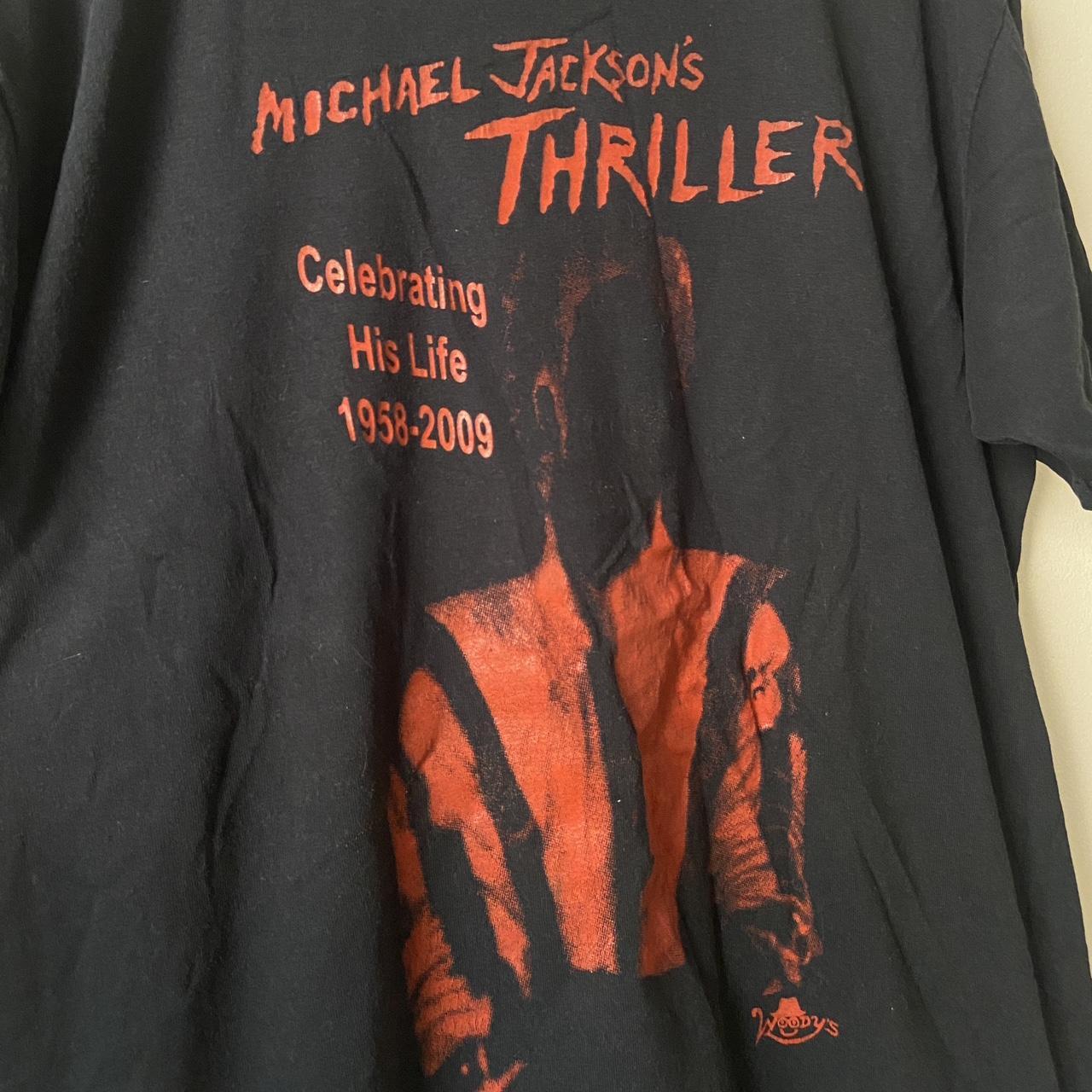 Vintage Michael Jackson Thriller t-shirt. Shirt is - Depop