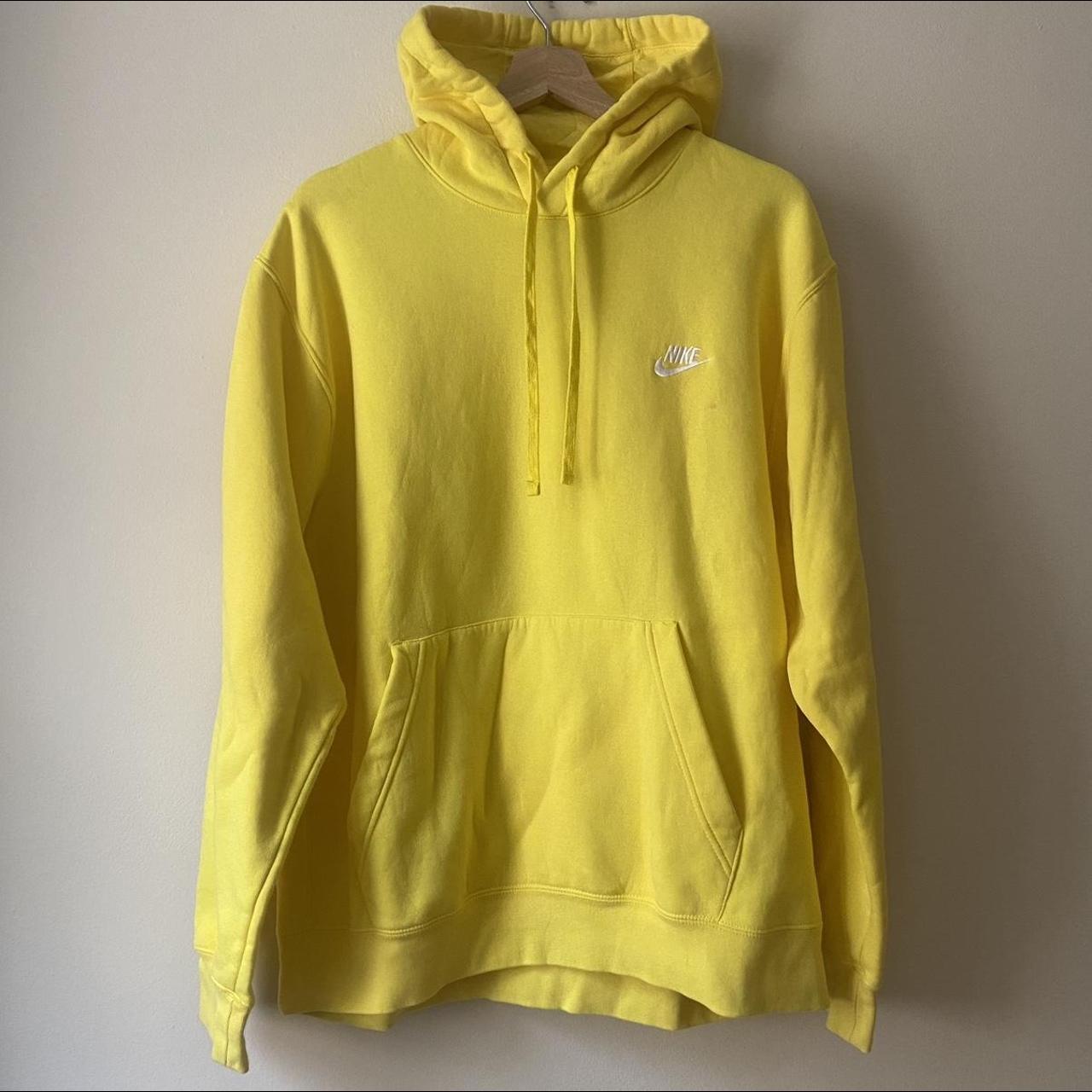 Nike Men's Hoodie - Yellow - XL