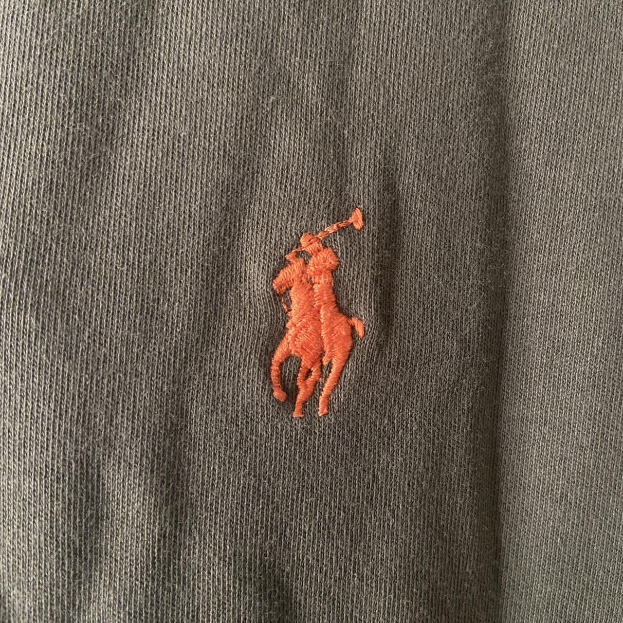 Vintage 90 s Polo Ralph Lauren logo green orange