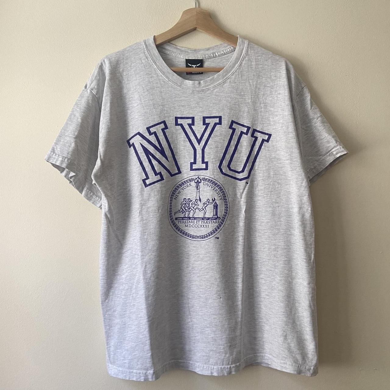 Vintage New York University NYU College Logo Art... - Depop