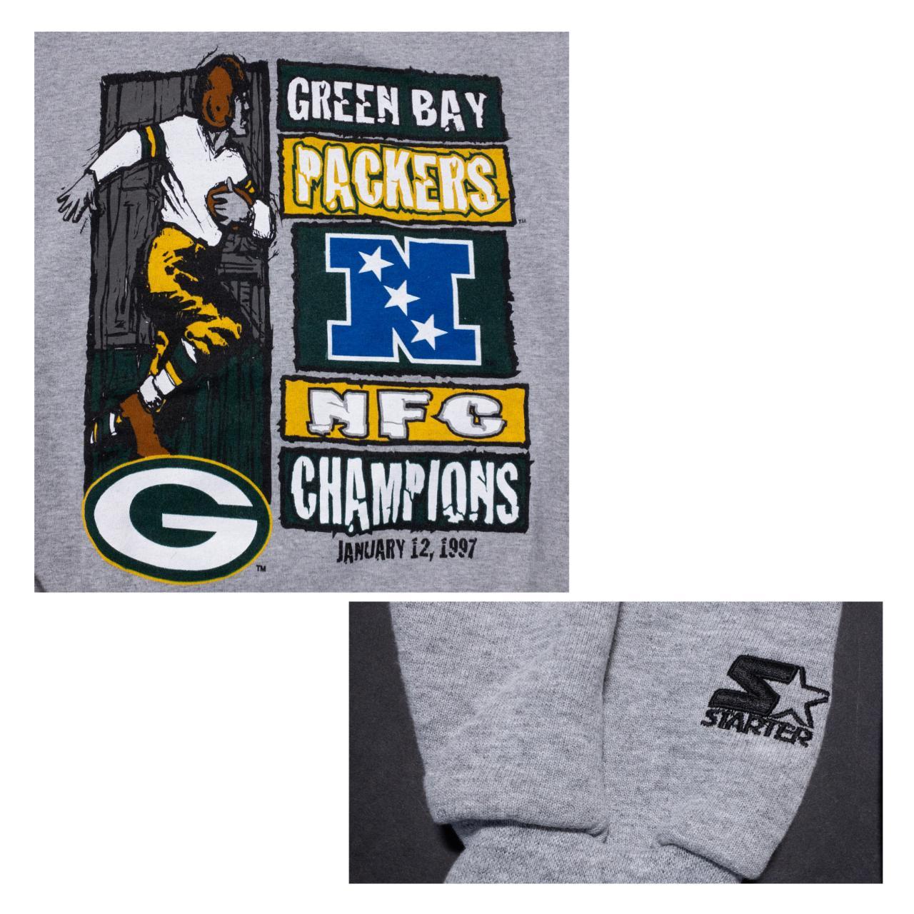 GREEN BAY PACKERS Hoodie Size XL Starter Classic - Depop