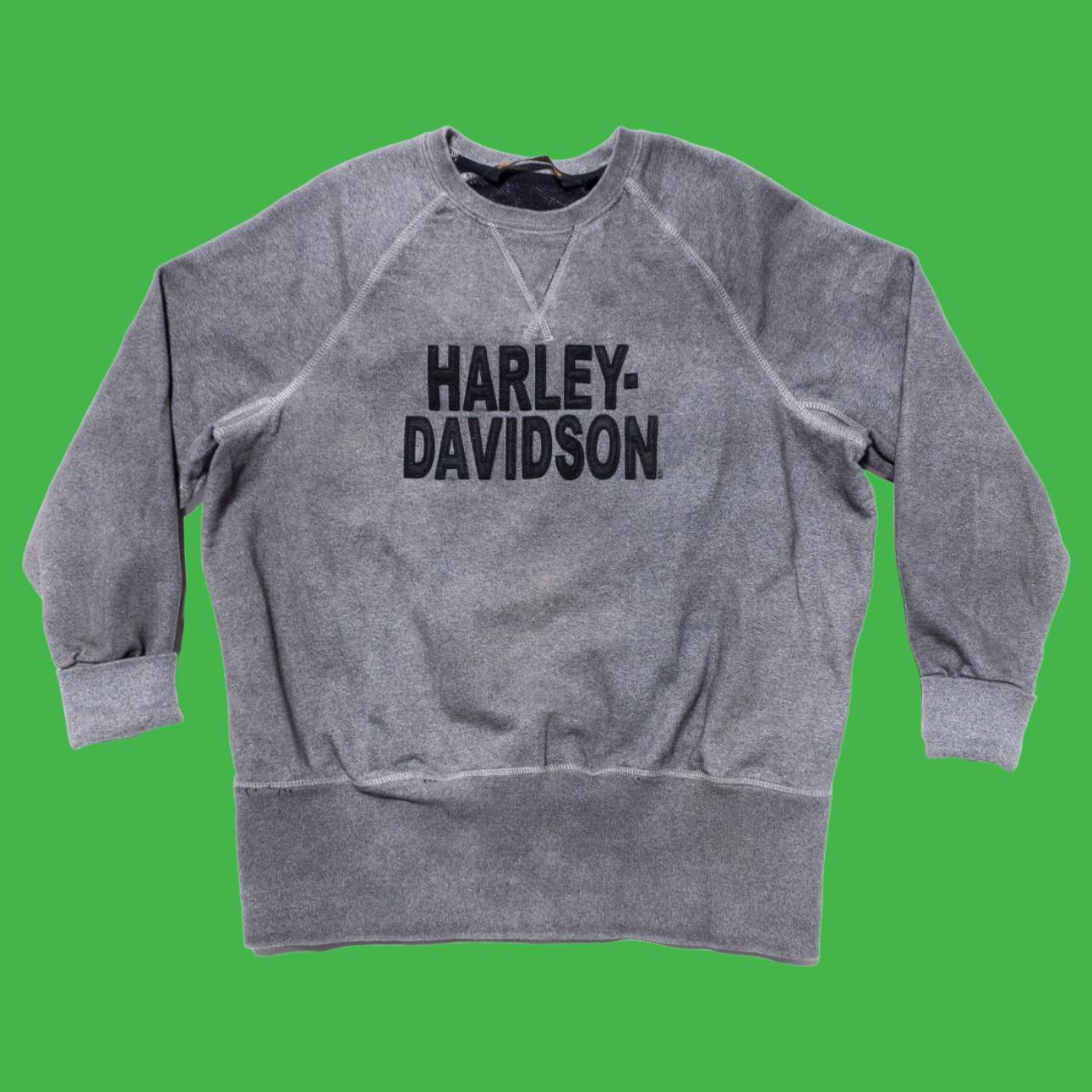 Gray harley davidson discount sweatshirt